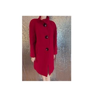 Elegant Red Women's Coat